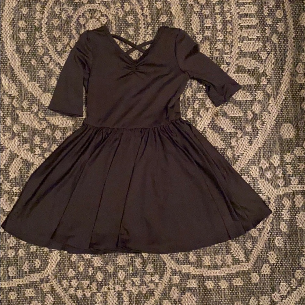 Dot dot smile black ballerina 3/4